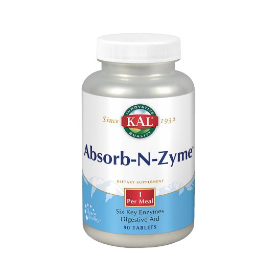 KAL Absorb-N-Zyme 90 comprimés KAL Absorb-N-Zyme 90 comprimés