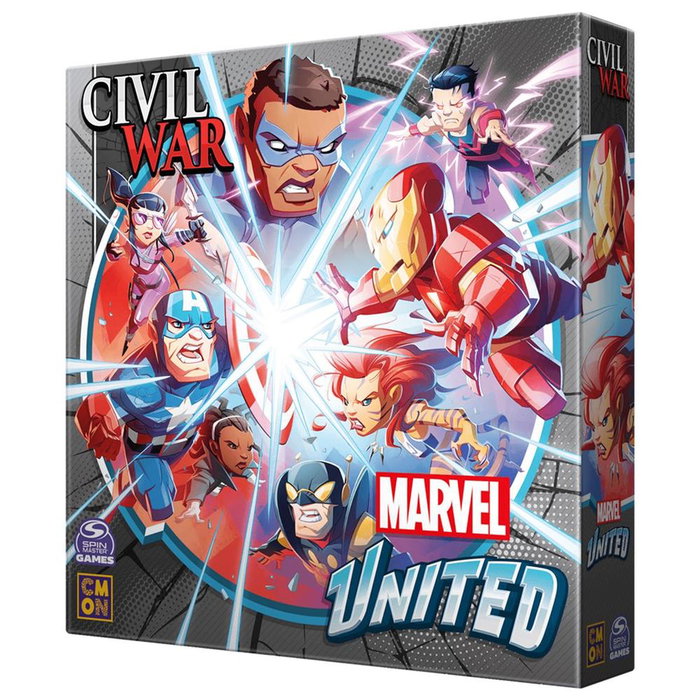 Asmodee Marvel United : Civil War Extension | Jeu de société PvP | 8 Figurines + 96 Cartes | 2+ Joueurs | Dès 14 Ans Asmodee Marvel United : Civil War Extension | Jeu de société PvP | 8 Figurines + 96 Cartes | 2+ Joueurs | Dès 14 Ans