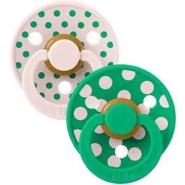 Bibs Sucette bébé BIBS Studio Colour Ronde T1 Petal Cactus - Pack de 2