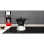 Bialetti Cafetière Italienne MOKA Induction 2 Tasses 100 ml Noir - Espresso Rapide et Savoureux - Compatible Plaques à Induction