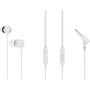 Aiwa ESTM-30WT Écouteurs Intra-Auriculaires Filaires Jack 3,5 mm Blanc - Casque Audio avec Micro