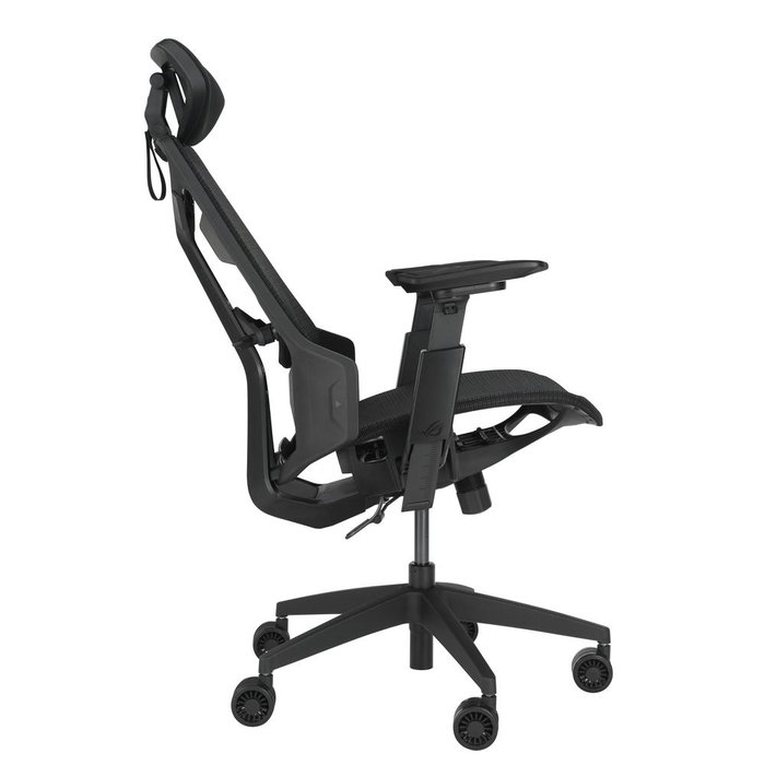Asus ROG Destrier Core noire, chaise de gaming ergonomique avec dossier en maille, 150 kg max.重量