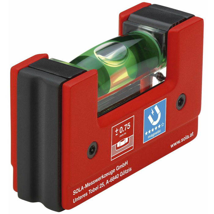 Niveau à Bulle SOLA GO! 68 mm Aluminium Plastique Niveau à Bulle SOLA GO! 68 mm Aluminium Plastique