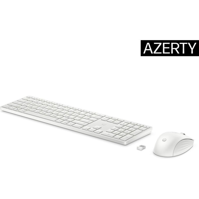HP Ensemble clavier et souris 650 Blanc HP Ensemble clavier et souris 650 Blanc