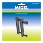 Fixation à platine Micel TLD25 65 x 14,5 x 6 mm Auvent Inférieur