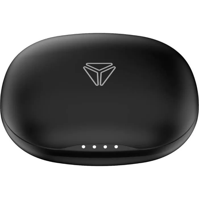Yenkee TABOO YHP 05BT BK Écouteurs sans fil TWS Bluetooth 5.2 rechargeables, autonomie 6h avec étui, capteurs tactiles et son haute qualité