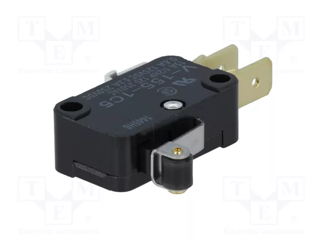 Aratas (Formerly Omron Components) Microcommutateur SNAP ACTION SPDT avec levier à rouleau Aratas (Formerly Omron Components) Microcommutateur SNAP ACTION SPDT avec levier à rouleau