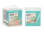 Kipit Boîte Pliante Organisatrice 15x15x15 cm Assortie Tissu et Carton Rose Vert Turquoise (Set de 24)