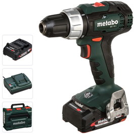 Metabo BS 18 L Perceuse-visseuse sans fil avec 2x 2Ah et metaBOX