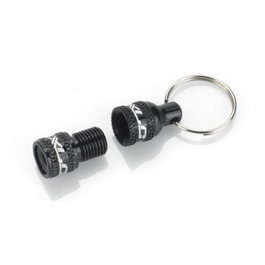 XLC Adaptateur de valve PU-X07 noir avec porte-clés