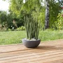 Eda - Graphit Up - Pot de Fleurs ou Jardinière Ø 40 cm - Résistant au Gel et aux UV - 14,9 Litres - Pour Intérieur et Extérieur - Gris Anthracite - H. 16,5 cm
