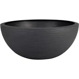 Eda Bac Graphit Up - Pot de fleurs pour intérieur et extérieur, 40 x 16,5 cm (14,9 L) - Gris Anthracite
