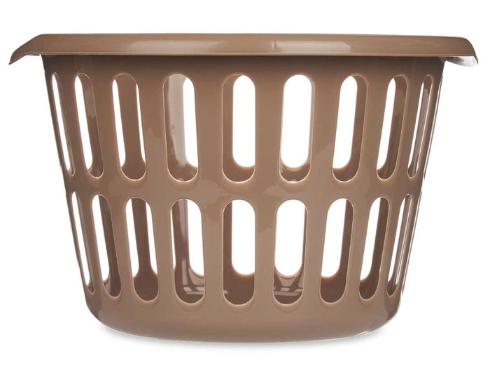 Kipit Cesto Rond 40 cm Diamètre Calé Taupe Plastique Polipropylène 27 L (Set de 18) Kipit Cesto Rond 40 cm Diamètre Calé Taupe Plastique Polipropylène 27 L (Set de 18)