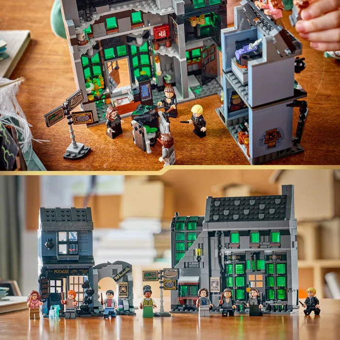 Lego Harry Potter 76471 Les Boutiques Magiques de l'Allée des Embrumes – Jouet de Construction 8 Ans