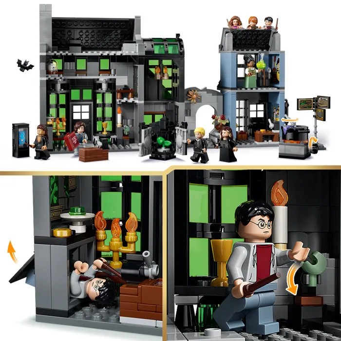 Lego Harry Potter 76471 Les Boutiques Magiques de l'Allée des Embrumes – Jouet de Construction 8 Ans