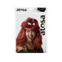 BigBuy Carnival Perruque de Troglodyte Pelirroja avec Diadema de Hueso