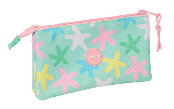 Safta Portatodo triple - Boîte à tout triple, 22 cm x 12 cm x 3 cm, pour enfants à partir de 36 mois