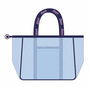 Sac de plage Stitch Bleu 62,0 x 39,0 x 20,0 cm