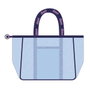 Cerdá Sac de plage Premium Stitch, 62.0 x 39.0 x 20.0 cm, Bleu, à partir de 3 ans