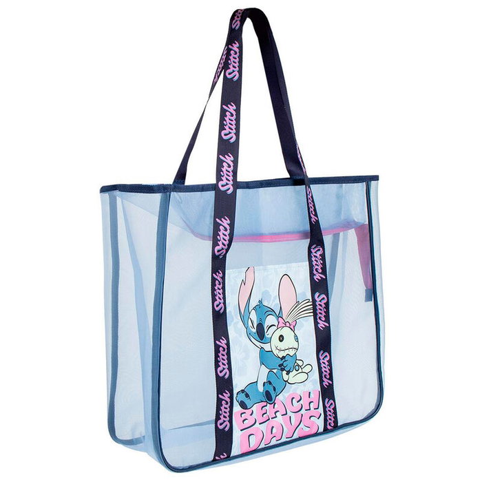 Cerdá Sacoche de Plage Premium Stitch Disney Bleu