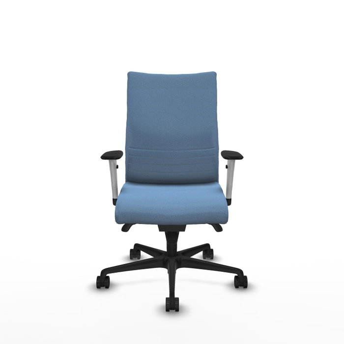 Piqueras Y Crespo Albacete confidente - Chaise de bureau bleue ciel avec mécanisme synchrone