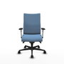 Piqueras Y Crespo Albacete confidente - Chaise de bureau bleue ciel avec mécanisme synchrone