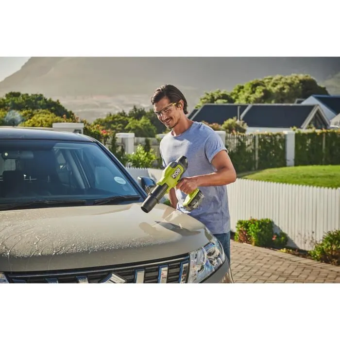 RYOBI Souffleur Ultra Compact 18 V Brushless - Vitesse max 241.5 km/h, Débit air 6.51 m3/min - Vendu sans batterie