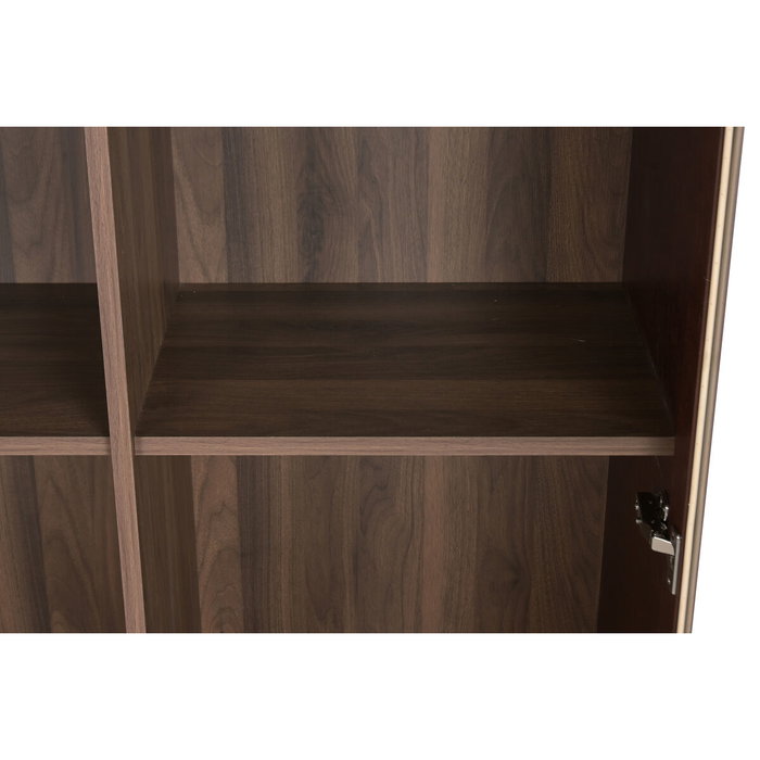 Home ESPRIT Présentoir Verre et Bois MDF