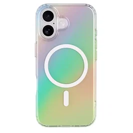 BBC Coque MagSafe pour iPhone 17 - Semi-transparente Irisée