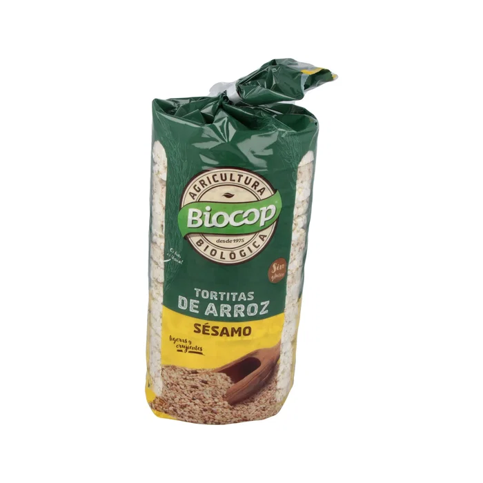 Biocop Galettes de riz au sésame 200g Bio - Sans gluten Biocop Galettes de riz au sésame 200g Bio - Sans gluten