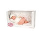 Muñecas Arias Reborn Julia Rosa, poupée réaliste de 40 cm avec coussin, pour enfant à partir de 36 mois