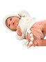Muñecas Arias Reborn Julia Rosa, poupée réaliste de 40 cm avec coussin, pour enfant à partir de 36 mois