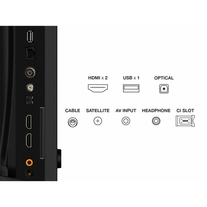 TV intelligente TCL 32V5C Full HD 32" HDR HDR10 QLED