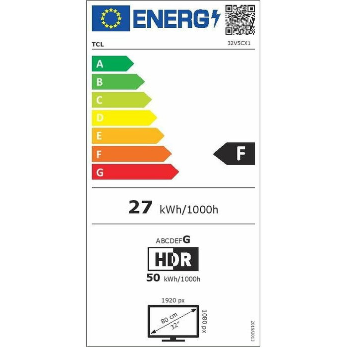 TV intelligente TCL 32V5C Full HD 32" HDR HDR10 QLED