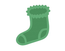 Misskuty Troquel fin ZAG Noël chaussette