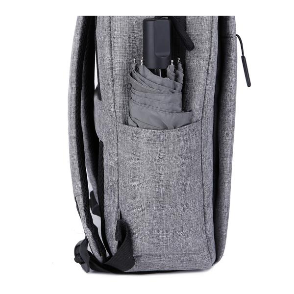Nilox NXBK035 Mochila pour Portable 15.6 Pouces Gris Sac à Dos Ordinateur