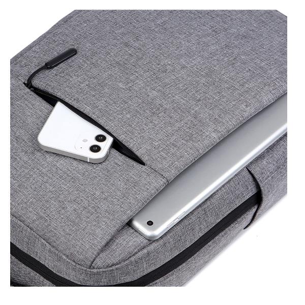 Nilox NXBK035 Mochila pour Portable 15.6 Pouces Gris Sac à Dos Ordinateur