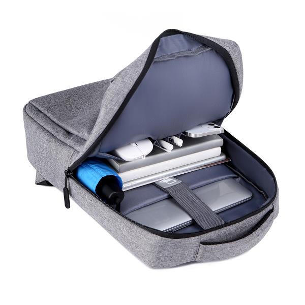 Nilox NXBK035 Mochila pour Portable 15.6 Pouces Gris Sac à Dos Ordinateur