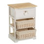 BigBuy Home Caisson à Tiroirs SWEET HEART Crème Naturel