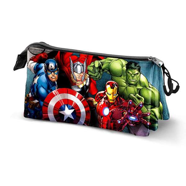 Karactermania Trousse Avengers Triple Compartiment 11x23x8cm Multicolore Karactermania Trousse Avengers Triple Compartiment 11x23x8cm Multicolore