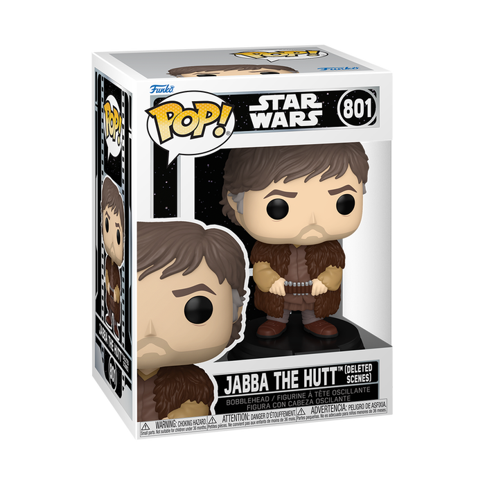 Funko Pop! Star Wars Jabba the Hutt (Deleted Scenes) - Figurine Bobblehead en vinyle