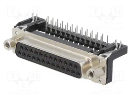HARTING Connecteur D-Sub femelle 25 broches pour transfert de données sur PCB