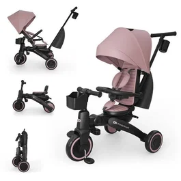 Kinderkraft JAZZ 3 Tricycle Évolutif Pliable Rose