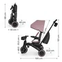 Kinderkraft JAZZ 3 Tricycle Évolutif Pliable Rose