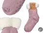 GIFTDECOR Chaussette Sherpa Infantil Lila Claro