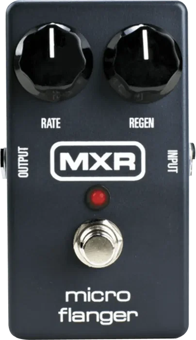 MXR Pedal MXR FX Micro Flanger - Flanger pour guitare, dimensions 11 x 6.5 x 14.1 cm MXR Pedal MXR FX Micro Flanger - Flanger pour guitare, dimensions 11 x 6.5 x 14.1 cm
