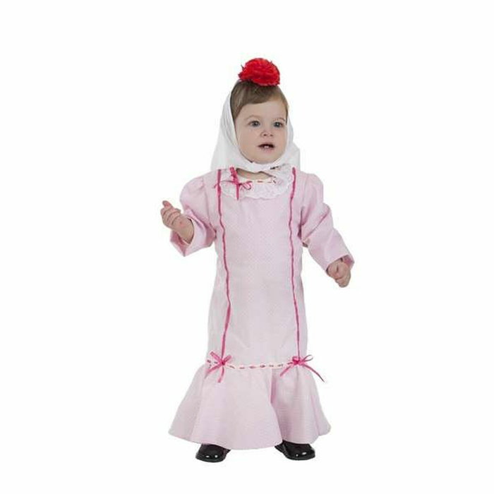 BigBuy Carnival Déguisement pour Enfants Chulapa Rose 12-24 Mois