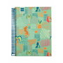 Agenda Finocam DIVA Multicouleur quarto 15,5 x 21,2 cm Jungle 2025-2026
