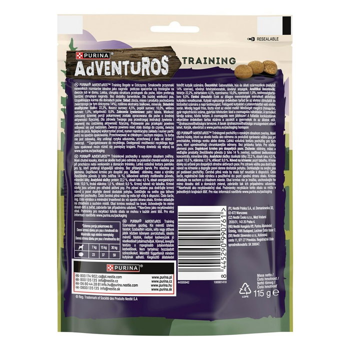 Purina Adventuros Snack pour chiens venado et sanglier 115 g Purina Adventuros Snack pour chiens venado et sanglier 115 g