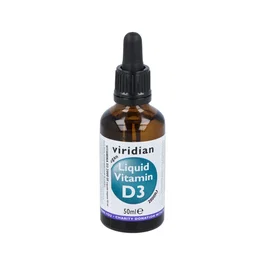 Viridian Vitamine D3 2000 UI Liquide Vegan 50 ml